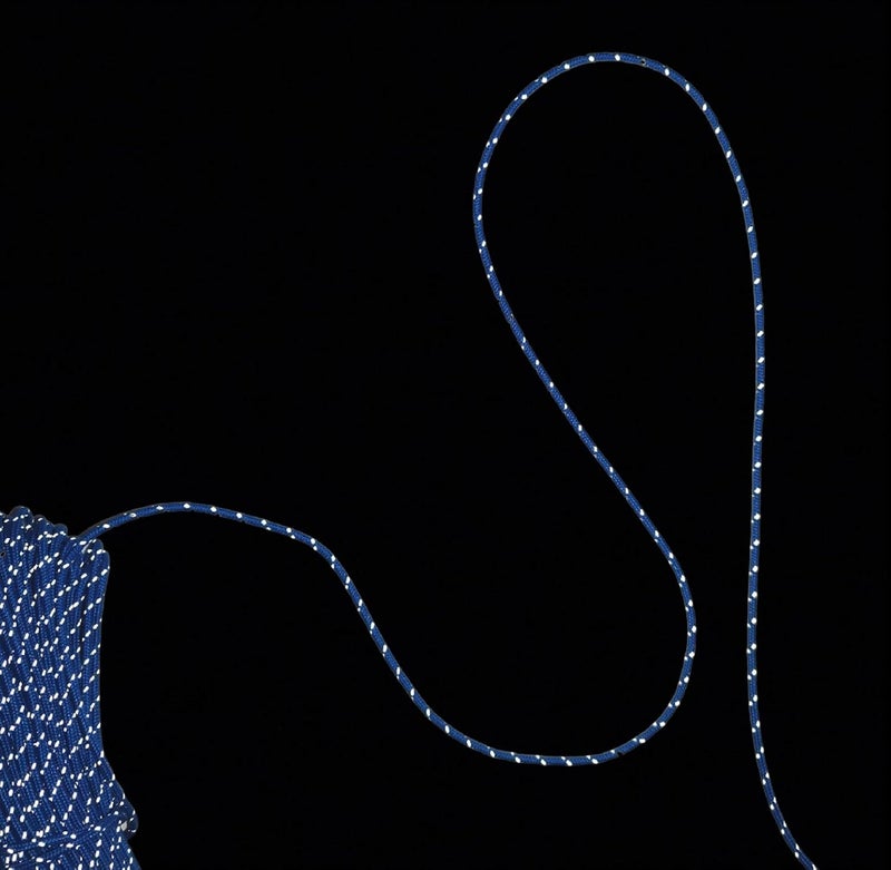 Legnowit 2mm Reflective Guyline Camping Paracord, Ultralight Thin Cord Rope for Tarp Rain Fly Tent Camping, 65 Feet (Blue) - Image 5